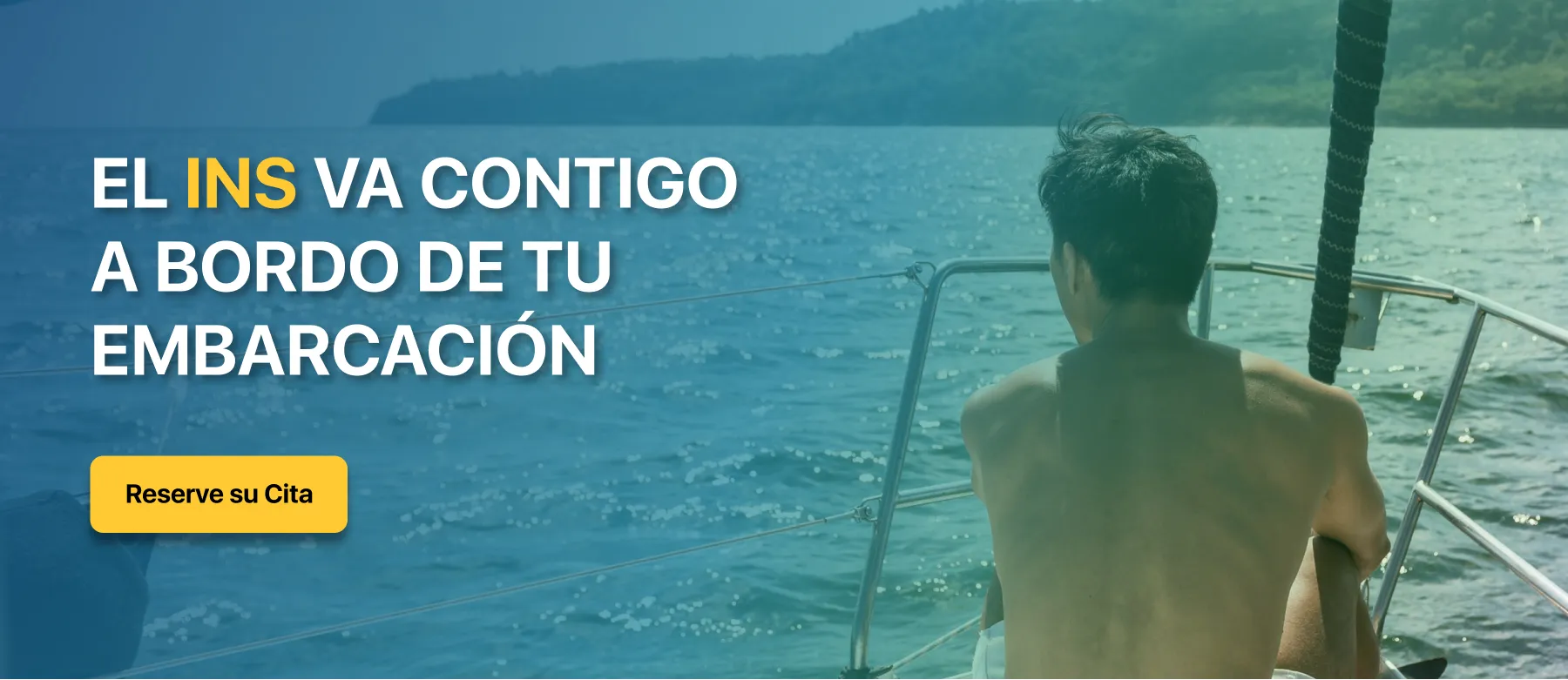Imagen: El Ins va contigo a borto de tu embarcación, Reserve su cita