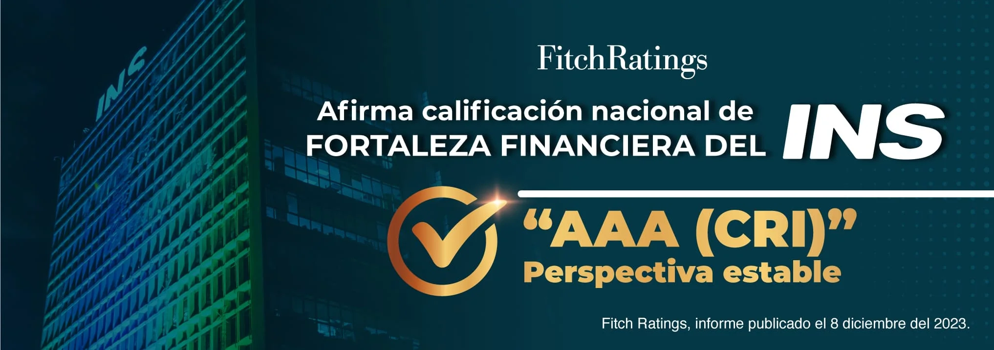 Calificación AAA (CRI) perspectiva estable