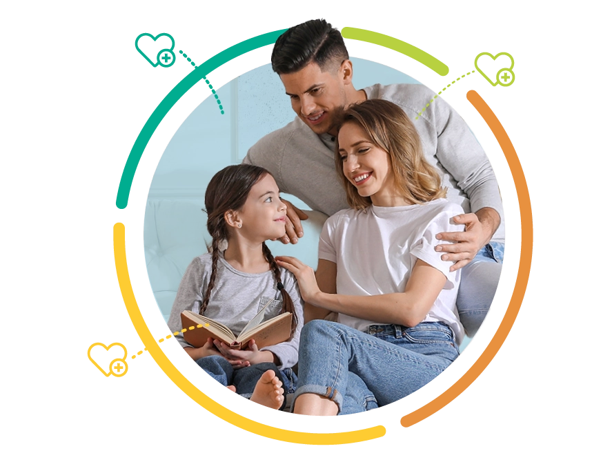 Familia de 3 