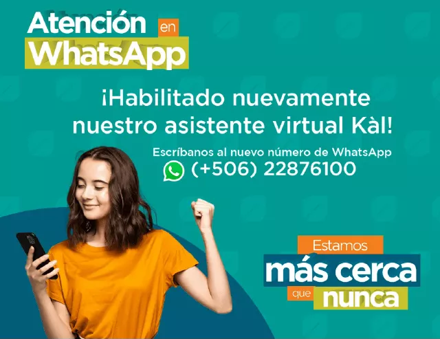 Nuevo número: 2287-6100