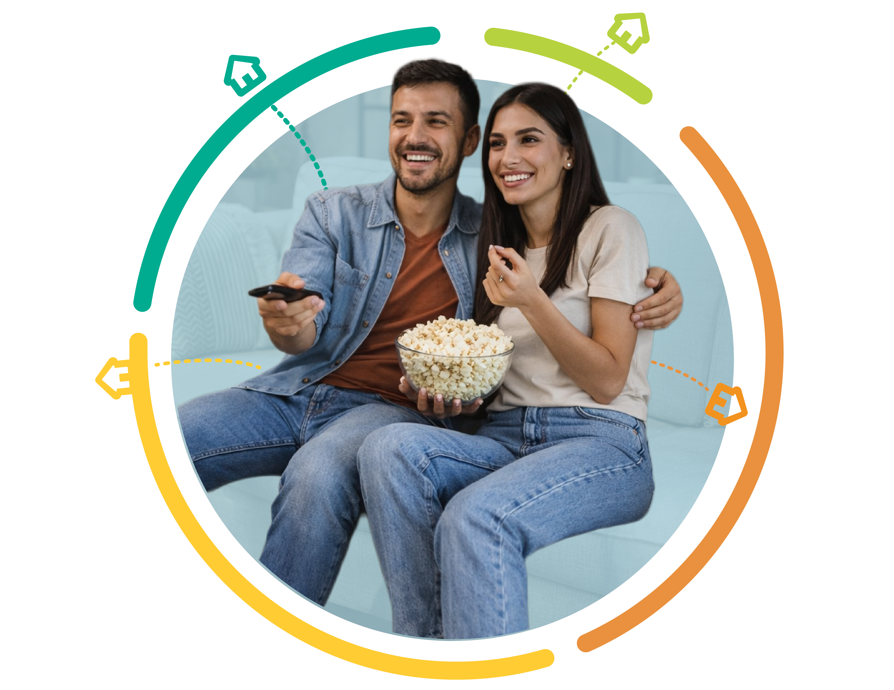 Familia de 3 con perro